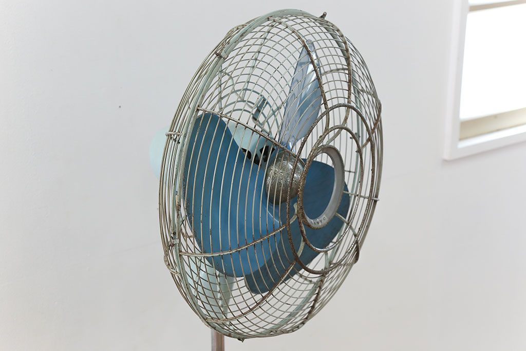 アンティーク雑貨　昭和レトロ 大きなスタンド付き扇風機