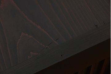 アンティーク家具　古民具・骨董 縦桟引き戸!モダンな時代箪笥ローボード(テレビボード、水屋箪笥、テレビ台、キャビネット、収納棚)