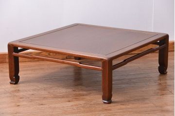 アンティーク家具　古民具・骨董 唐木!古い上質な座卓(テーブル)