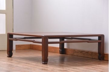 アンティーク家具　古民具・骨董 唐木!古い上質な座卓(テーブル)