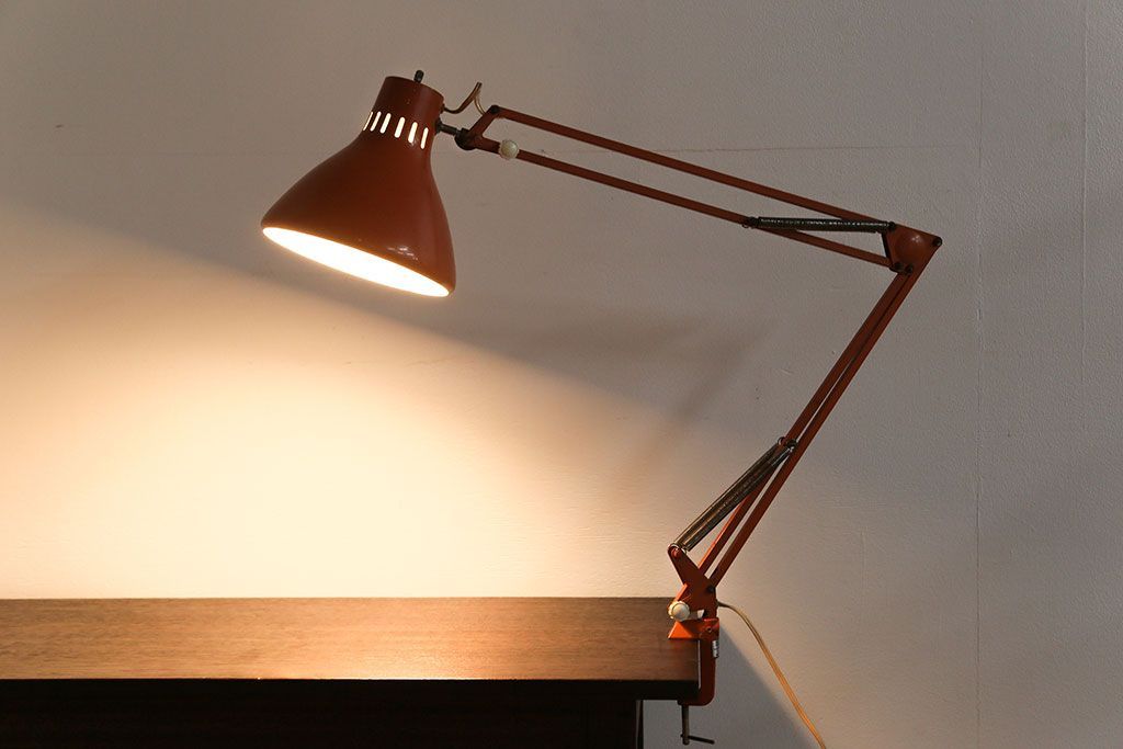 昭和レトロ ポップな色合いのデスクスタンド(Zライト、照明)