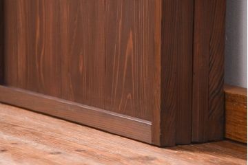 大正ロマン 珍品 菱形模様のガラス障子戸4枚セット(2) (ガラス戸、和風建具)