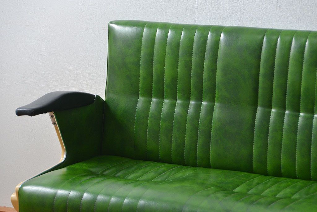 レトロ家具　昭和レトロ 極めて珍しい1960年代 ミッドセンチュリーソファ(ベンチ)