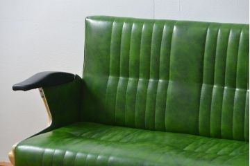 レトロ家具　昭和レトロ 極めて珍しい1960年代 ミッドセンチュリーソファ(ベンチ)