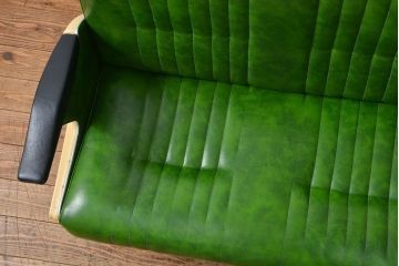 レトロ家具　昭和レトロ 極めて珍しい1960年代 ミッドセンチュリーソファ(ベンチ)