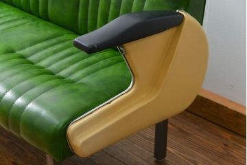 レトロ家具　昭和レトロ 極めて珍しい1960年代 ミッドセンチュリーソファ(ベンチ)