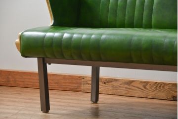 レトロ家具　昭和レトロ 極めて珍しい1960年代 ミッドセンチュリーソファ(ベンチ)