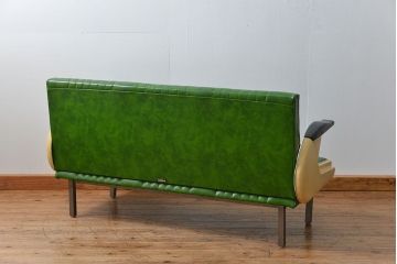 レトロ家具　昭和レトロ 極めて珍しい1960年代 ミッドセンチュリーソファ(ベンチ)