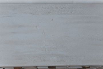 アンティーク家具　アンティークペイント ネームプレート付きの13杯引き出しチェスト(ドロワー)