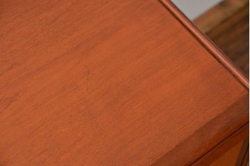 北欧家具 ロングサイズの北欧ビンテージ チーク材 サイドボード(リビングボード、キャビネット)