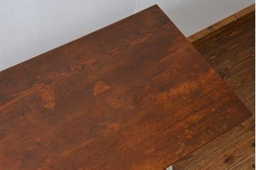 イギリスアンティーク 古材を使ってリメイクしたシンガーミシンテーブル(1)(作業台、机)