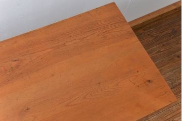 イギリスアンティーク 古材を使ってリメイクしたシンガーミシンテーブル(2)(作業台、机)