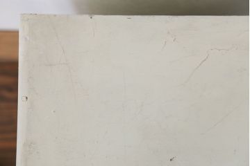 レトロ家具　昭和レトロ ペンキのはげた五段小引き出し