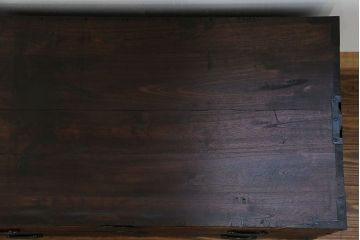 アンティーク家具　古民具・骨董 前面桐材の時代箪笥ローボード(桐箪笥、桐たんす)