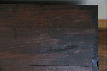 アンティーク家具　古民具・骨董 前面桐材の時代箪笥ローボード(桐箪笥、桐たんす)