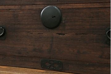 アンティーク家具　古民具・骨董 前面桐材の時代箪笥ローボード(桐箪笥、桐たんす)