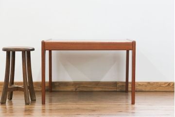 北欧家具 チーク材 北欧ビンテージ スクエア コーヒーテーブル(センターテーブル)