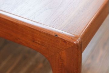 北欧家具 チーク材 北欧ビンテージ スクエア コーヒーテーブル(センターテーブル)