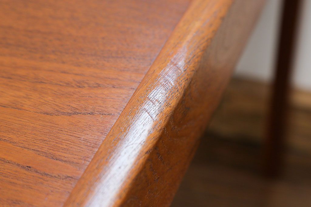 北欧家具 チーク材 北欧ビンテージ スクエア コーヒーテーブル(センターテーブル)