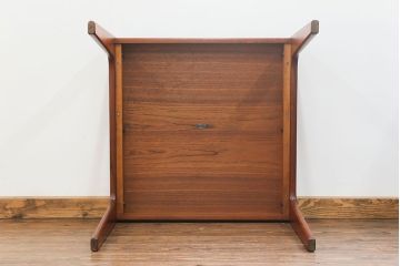 北欧家具 チーク材 北欧ビンテージ スクエア コーヒーテーブル(センターテーブル)