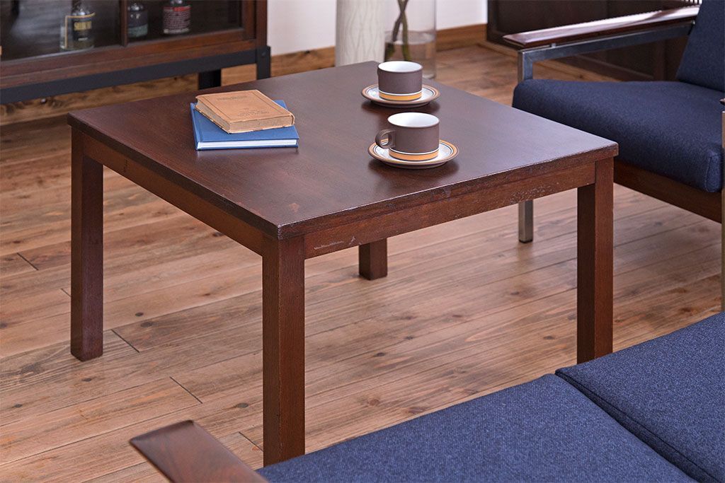 レトロ家具　ビンテージ　1970年代　レトロでシンプルなセンターテーブル