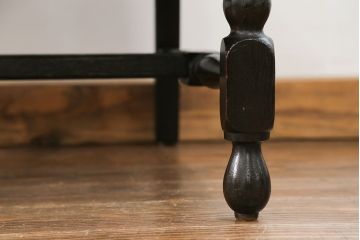 アンティーク家具　大正ロマン 上質な古いナラ材のアームチェア(椅子、イス)