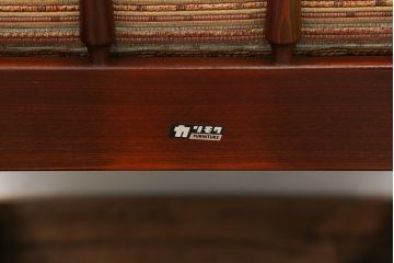 レトロ家具　昭和レトロ ビンテージ カリモク アンティーク 1人掛け ソファ2脚セット(アームチェア、椅子、イス)