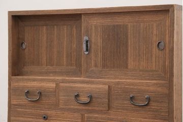 アンティーク家具　アンティーク 古い桐材の小箪笥(チェスト、小引き出し、桐箪笥、桐たんす)