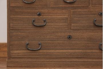 アンティーク家具　アンティーク 古い桐材の小箪笥(チェスト、小引き出し、桐箪笥、桐たんす)