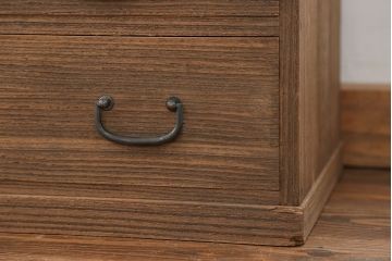 アンティーク家具　アンティーク 古い桐材の小箪笥(チェスト、小引き出し、桐箪笥、桐たんす)