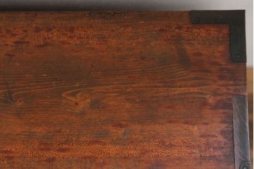 アンティーク家具　古民具・骨董 丸金具の時代箪笥ローボード(1)(ローチェスト)