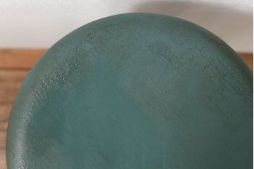 ラフジュ工房オリジナル　アイアンペイントハイスツール(2)(丸椅子、丸イス)