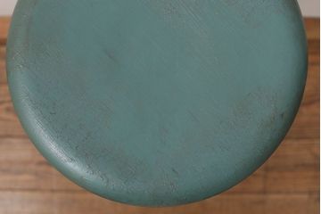 ラフジュ工房オリジナル　アイアンペイントハイスツール(2)(丸椅子、丸イス)