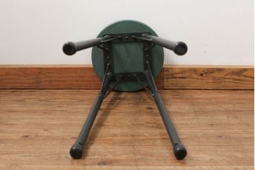 ラフジュ工房オリジナル　アイアンペイントハイスツール(2)(丸椅子、丸イス)