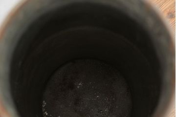 アンティーク雑貨　昭和レトロ 古いアイアンの牛乳缶2個セット(ミルク缶)