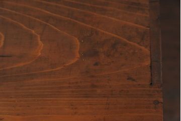 レトロ家具　昭和レトロ 古い木の二段小引き出し