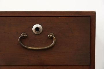 レトロ家具　昭和レトロ 古い木の二段小引き出し