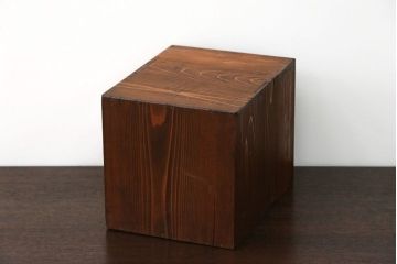 レトロ家具　昭和レトロ 古い木の二段小引き出し