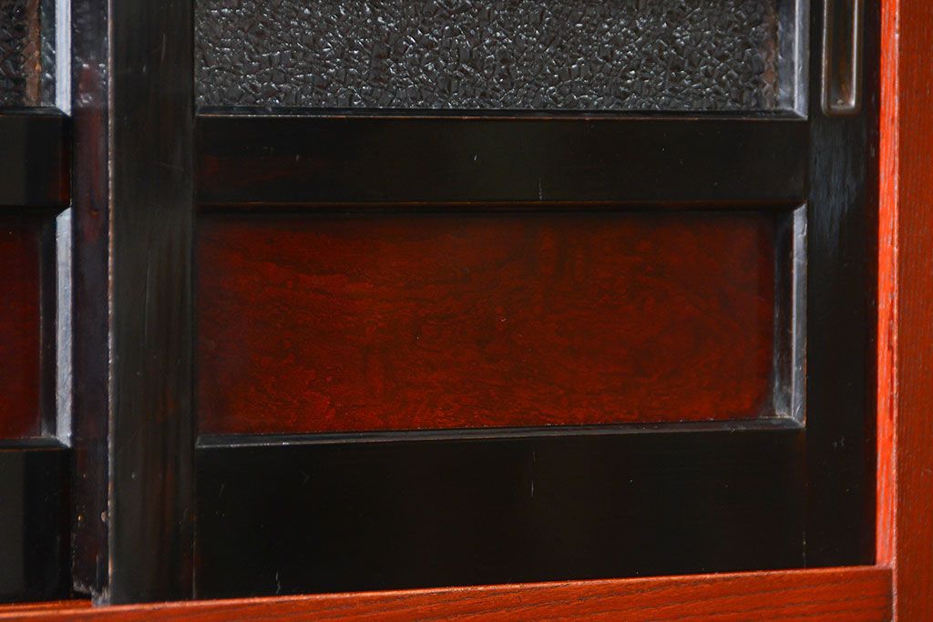 アンティーク家具　古民具・骨董 前面欅材!美しい七尺近江水屋箪笥