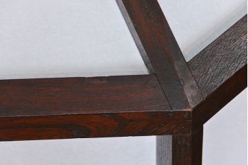 ビンテージ 松本民芸家具 欅製 吊大アンドンをリメイクした吊り下げ照明(1)(天井照明)