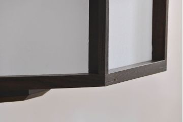 ビンテージ 松本民芸家具 希少な欅製 吊大アンドン(1)(天井照明、吊り下げ照明)