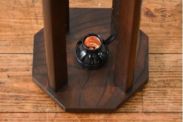 ビンテージ 松本民芸家具 希少な欅製吊大アンドン(2)(天井照明、吊り下げ照明)