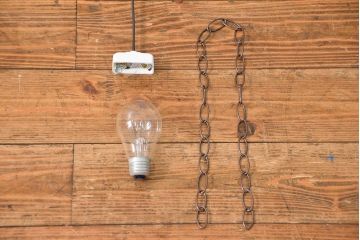 ビンテージ 松本民芸家具 希少な欅製吊大アンドン(2)(天井照明、吊り下げ照明)