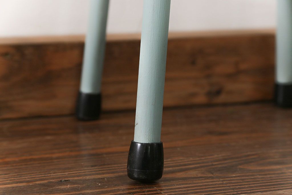 ラフジュ工房オリジナル　アイアンペイントハイスツール(4)(丸椅子、丸イス)