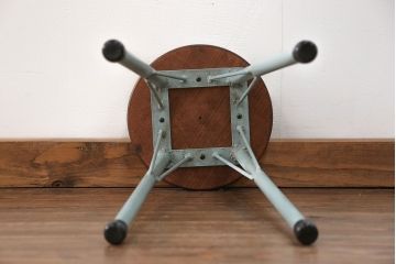 ラフジュ工房オリジナル　アイアンペイントハイスツール(4)(丸椅子、丸イス)