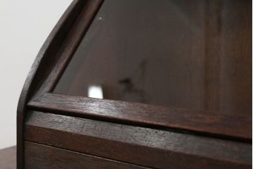 アンティーク家具　アンティーク 引き出し付きの卓上ガラスケース(ショーケース)