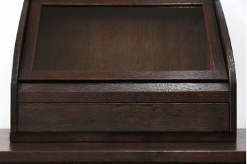 アンティーク家具　アンティーク 引き出し付きの卓上ガラスケース(ショーケース)