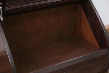 アンティーク家具　アンティーク 引き出し付きの卓上ガラスケース(ショーケース)