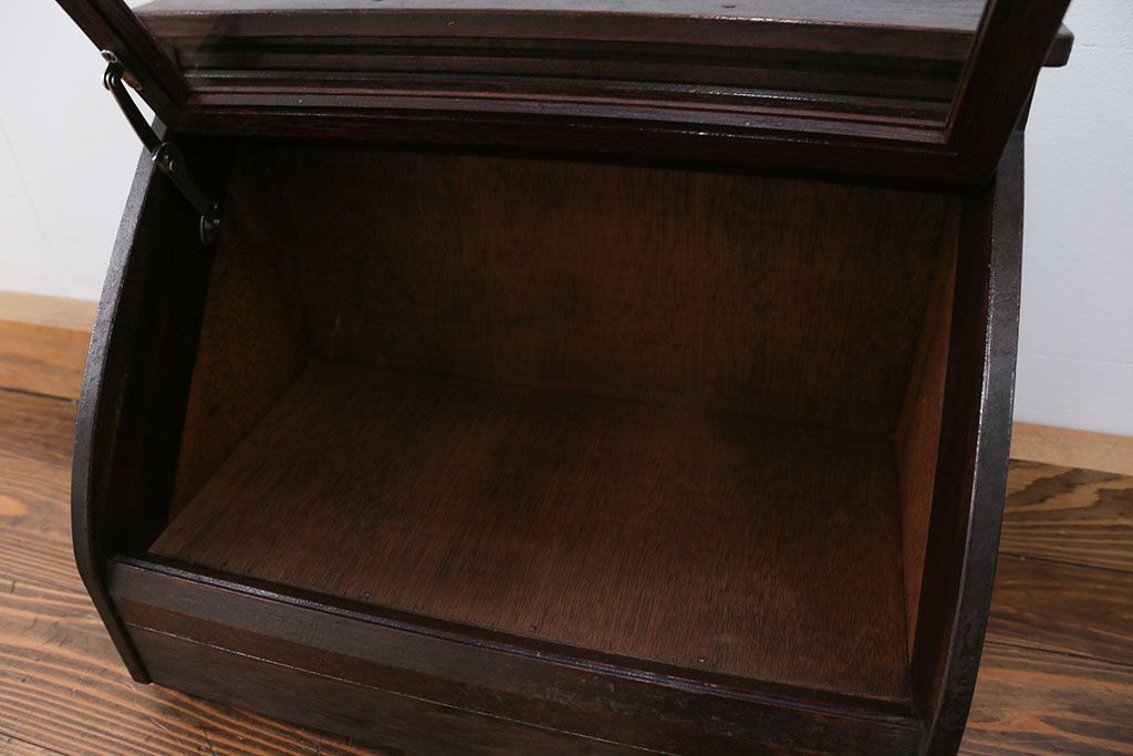 アンティーク家具　アンティーク 引き出し付きの卓上ガラスケース(ショーケース)