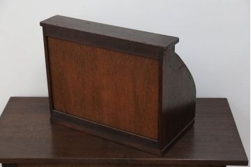 アンティーク家具　アンティーク 引き出し付きの卓上ガラスケース(ショーケース)